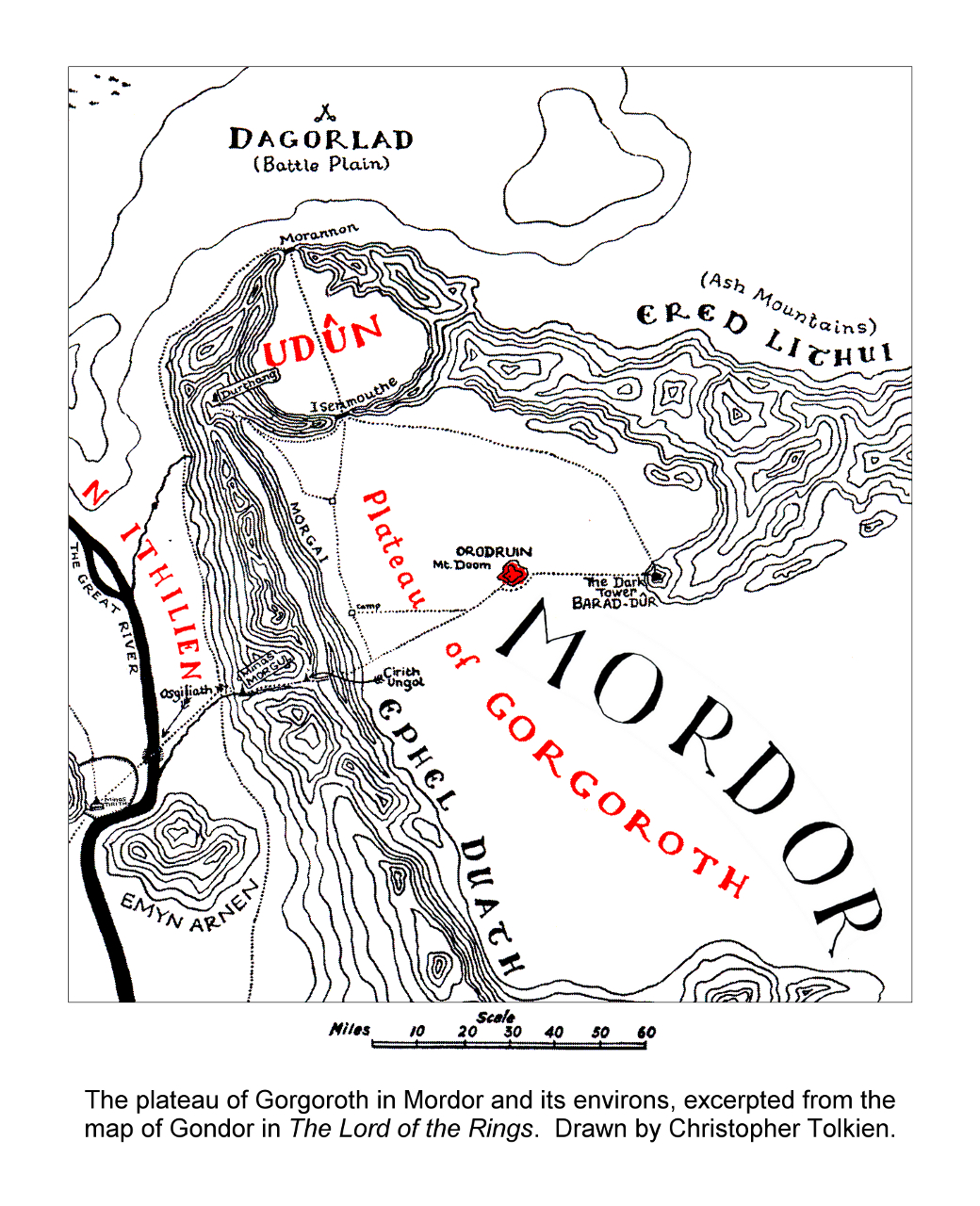 Minas Tirith — Beleriand - Places - Henneth Annûn