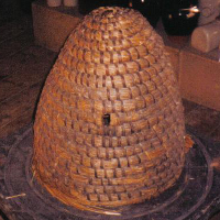 A bee skep.